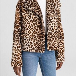 A.L.C. Leopard Fur Jacket